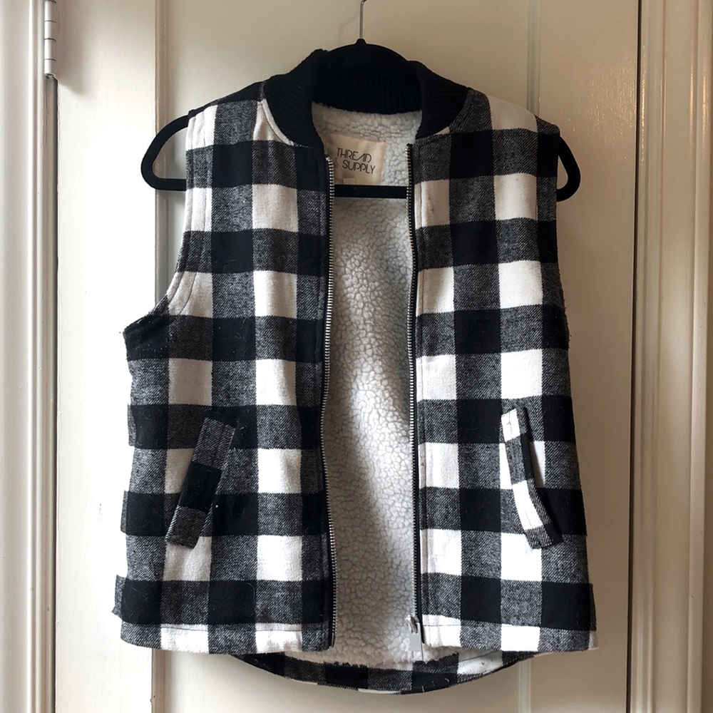 Black & white Vest
